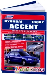 Hyundai Accent 1999-06 года выпуска: ТагАЗ 2002-12 года выпуска. Модели с бензиновыми двигателями G4EB (1,5 SOHC), G4EC (1,5 DOHC). Включая рестайлинговые модели