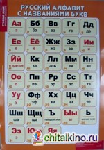Комплект таблиц: Русский алфавит. 1 класс. 4 таблицы + 224 карточки