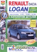 Renault Dacia Logan с каталогом, c 2005 года выпуска + рестайлинг 2010 год