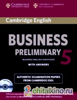 Cambridge English Business 5 Preliminary: Student's Book with Answers (+ Audio CD)