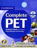 Complete PET Student's Book Pack (Student's Book with Answers with CD-ROM and Audio CDs (2))