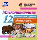 Млекопитающие: Тематические карточки. ФГОС ДО