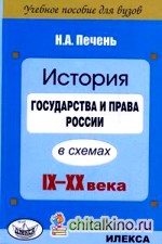 История государства и права России в схемах: IX-XX века
