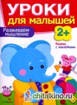 Уроки для малышей: Развиваем мышление. Книжка с наклейками