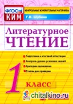 Литературное чтение: 1 класс. Контрольные измерительные материалы. ФГОС