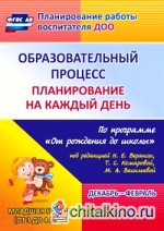 Образовательный процесс: Планирование на каждый день по программе «От рождения до школы» под редакцией Н. Е. Вераксы, Т. С. Комаровой, М. А. Васильевой. Декабрь-февраль. Вторая младшая группа. ФГОС ДО