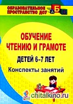 Обучение чтению и грамоте детей 6-7 лет: Конспекты занятий