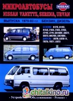 Микроавтобусы Nissan Vanette, Serena, Urvan выпуска 1979-93 гг: Устройство, обслуживание, ремонт