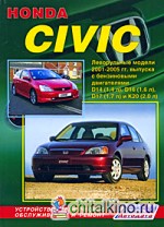 Honda Civic: Леворульные модели 2001-2005 гг. выпуска. Устройство, техническое обслуживание и ремонт