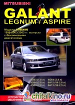 Mitsubishi Galant / legnum / Aspire 1996-2003 года выпуска, бензин: Пособие по ремонту и эксплуатации