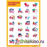 Английский алфавит: Плакат для детей 3-7 лет