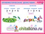 Арифметические действия: Сложение и вычитание. Наглядное пособие для начальной школы