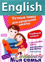 English: Моя семья. Учебный плакат