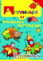 Аппликация из природных материалов
