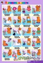 Комплект демонстрационных таблиц по развитию речи «Такие разные слова»: 4-5 лет