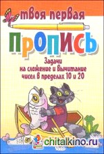 Задачи на сложение и вычитание чисел в пределах 10 и 20