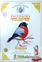 Раскраска для самых маленьких: Птицы