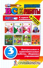 Все домашние работы за 3 класс (большой): Русский язык. Математика. Литературное чтение. Окружающий мир. Информатика. Немецкий язык. Английский язык. К учебникам + к рабочим тетрадям. ФГОС