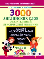 3000 английских слов: Обязательный лексический минимум. 3 класс. 2 часть