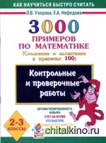 3000 примеров по математике (Сложение и вычитание в пределах 100): 2-3 класс