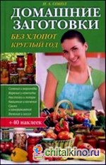 Домашние заготовки без хлопот круглый год (+ 40 наклеек)