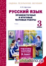 Русский язык: 3 класс. Промежуточные и итоговые тестовые работы. Подготовка к итоговой аттестации. ФГОС