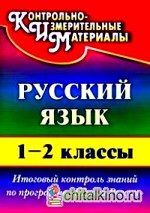 Русский язык: 1-2 класс. Итоговый контроль знаний по программе «Школа России»