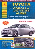 TOYOTA COROLLA, COROLLA AXIO, COROLLA FIELDER, AURIS с 2006 года выпуска: Бензин / дизель