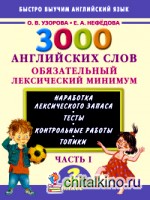3000 английских слов: Обязательный лексический минимум. 2 класс. 1 часть