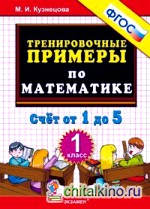 Тренировочные примеры по математике: 1 класс. Счет от 1 до 5. ФГОС