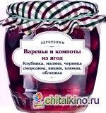 Варенья и компоты из ягод: Клубника, малина, черника, смородина, вишня, облепиха, клюква, облепиха